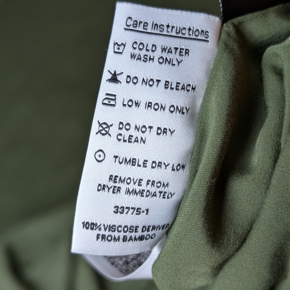 Pure Bamboo Green Queen Fitted Sheets & Flat Sheets Flowy Cooling Breathable - Picture 9 of 13